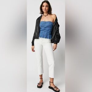 Levi’s Wedgie Straight Garment Dyed Off White Jeans